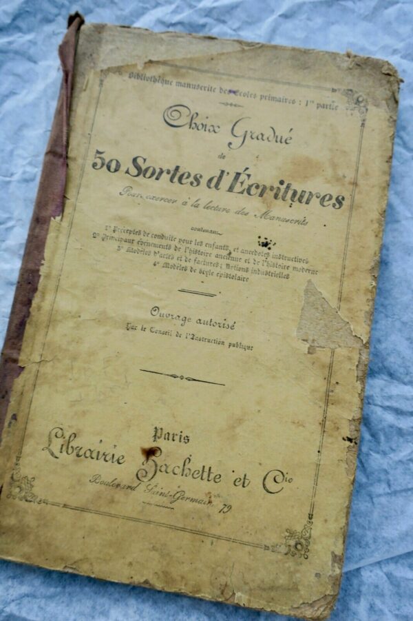 écriture CHOIX GRADUE DE 50 SORTES D'ECRITURES