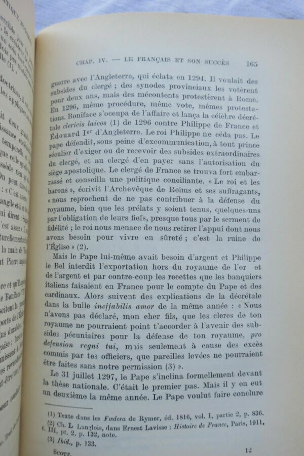 français Langue diplomatique moderne Etude critique.. 1924 – Image 3