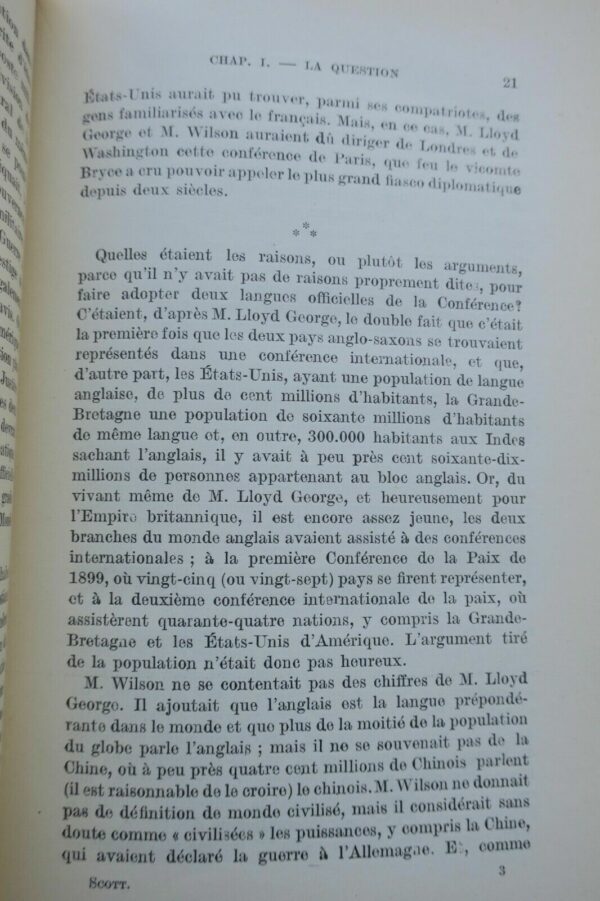 français Langue diplomatique moderne Etude critique.. 1924 – Image 6