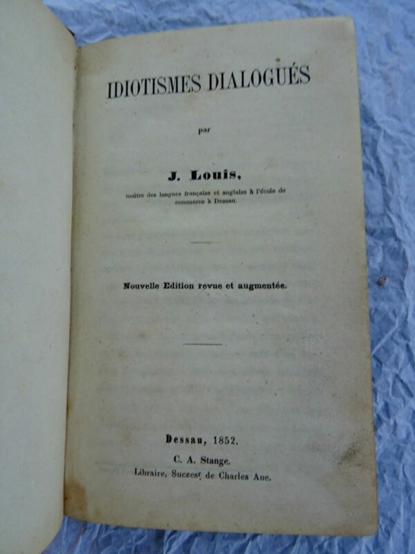 idiotismes dialogués 1852 – Image 3