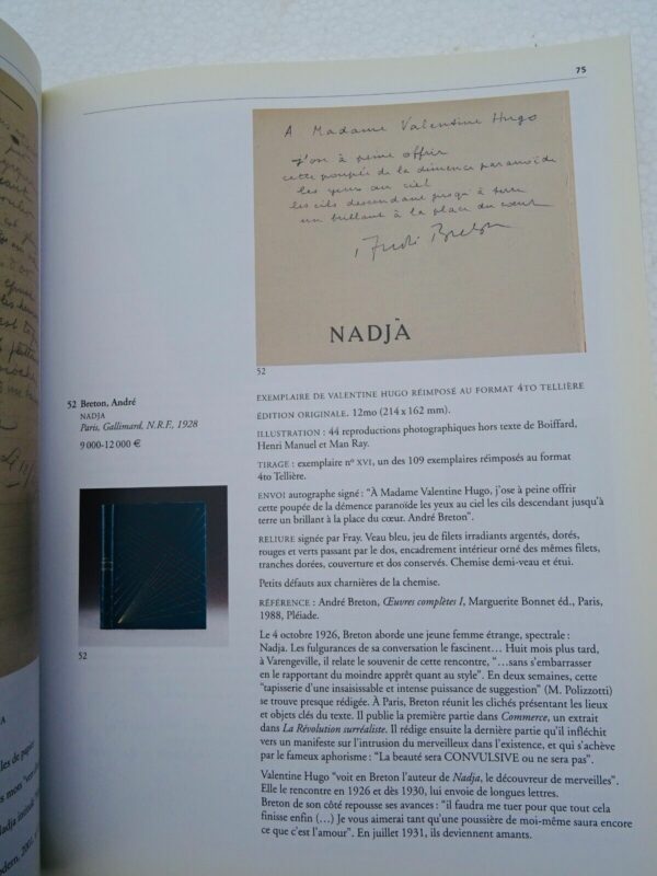 surréaliste Sotheby's Pierre Leroy, grands écrivains surréaliste 2002 – Image 9