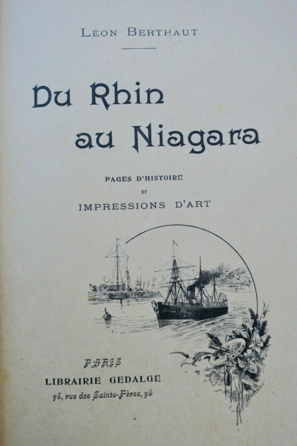 AFRIQUE Du Rhin au Niagara. Pages d'histoire et impressions d'art – Image 3