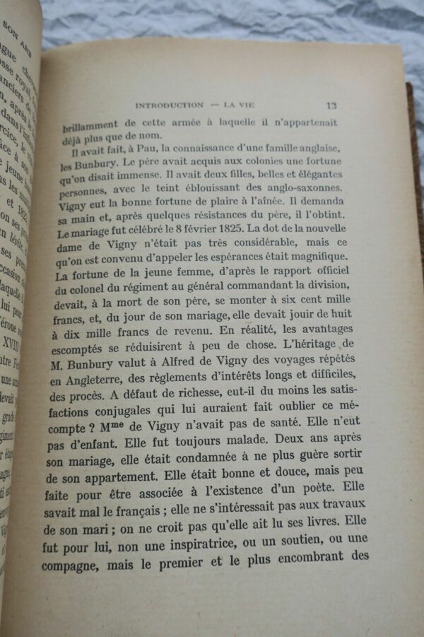 ALFRED DE VIGNY. SA PENSEE ET SON ART  + dédicace – Image 7