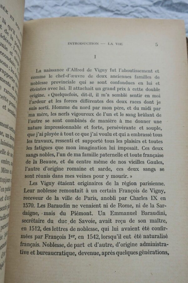 ALFRED DE VIGNY. SA PENSEE ET SON ART  + dédicace – Image 8