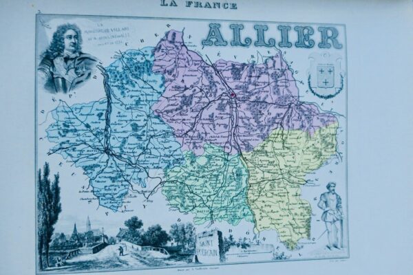 ATLAS MIGEON, POIRÉE, VUILLEMIN. La France et ses Colonies. Atlas illustré 1871 – Image 10