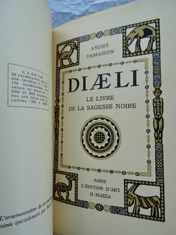 Afrique  Diaeli, Le Livre de la sagesse noire – Image 8