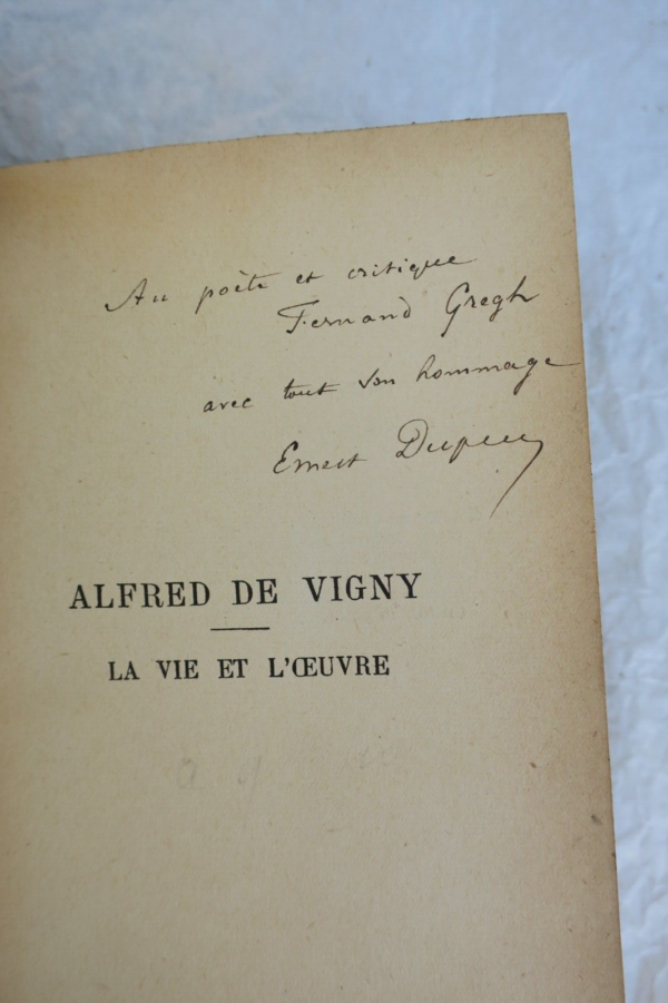 Alfred de Vigny Etudes d'histoire romantique La vie et l'oeuvre – Image 13