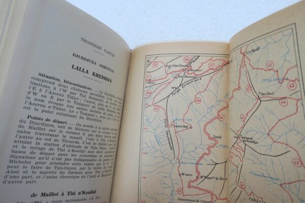 Algérie Club Alpin Français Guide de la montagne algérienne DJURDJURA 1947 – Image 6