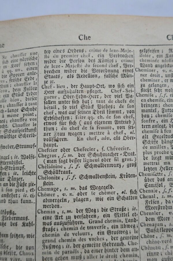 Allemagne Nouveau Dictionnaire Allemand-François et François-Allemand 1782 – Image 7