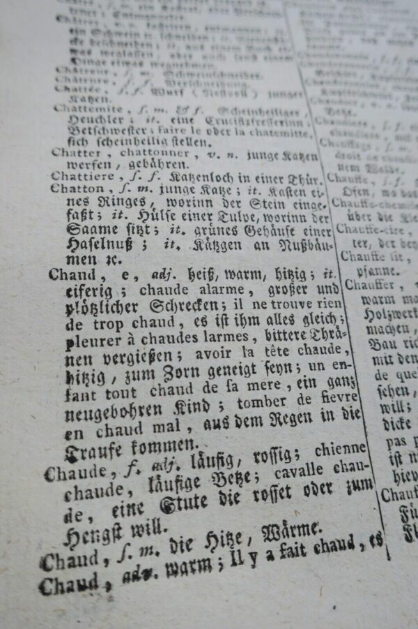 Allemagne Nouveau Dictionnaire Allemand-François et François-Allemand 1782 – Image 8