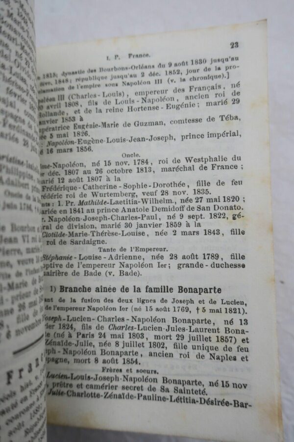 Almanach de Gotha 1860 Annuaire généalogique, diplomatique et statistique... – Image 8