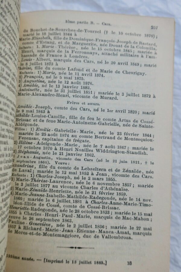 Almanach de Gotha 1886 Annuaire généalogique, diplomatique et statistique... – Image 7