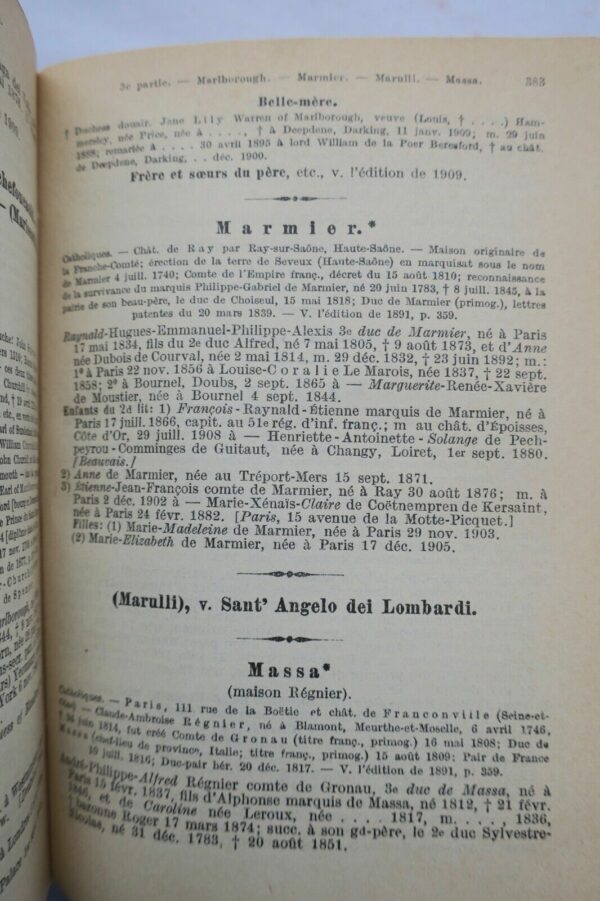 Almanach de Gotha . Annuaire Généalogique , Diplomatique et Statistique 1910 – Image 5