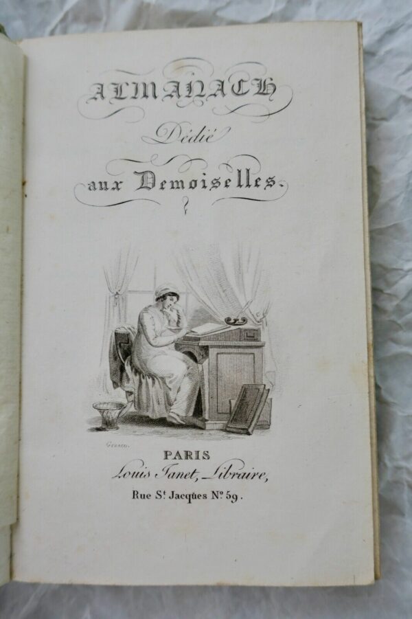 Almanach dédié aux demoiselles 1825 – Image 3