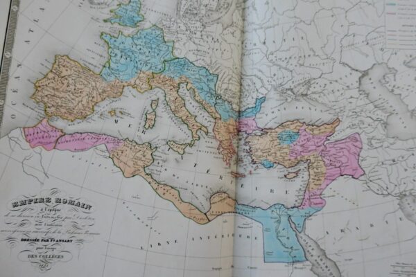 Atlas Historique ..cartes anciennes pour l'usage des collèges 1843 – Image 7