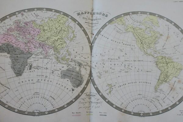 Atlas Historique ..cartes anciennes pour l'usage des collèges 1843