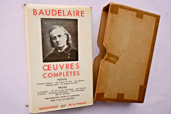 BAUDELAIRE OEUVRES COMPLETES / BIBLIOTHEQUE DE LA PLEIADE 1954