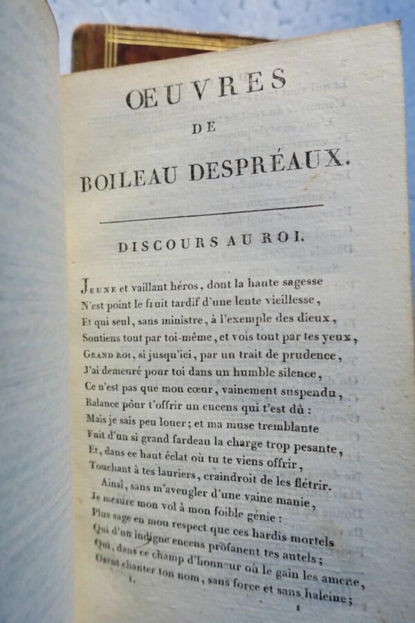 BOILEAU Oeuvres de Boileau Despréaux 1799 – Image 7