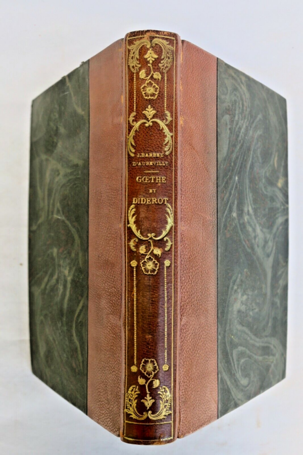 Barbey d'Aurevilly Goethe et Diderot Iconoclaste 1880 EO Tancrède Martel