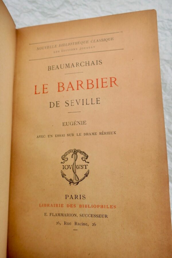 Beaumarchais Caron De. LE BARBIER DE SEVILLE – Image 3