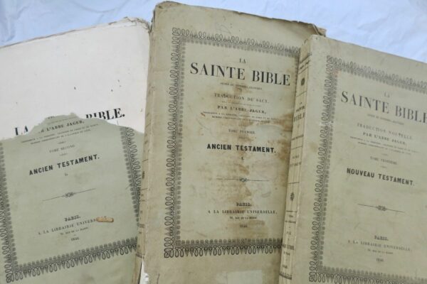 Bible Abbé Jager Sacy La Sainte Bible 1846 – Image 3