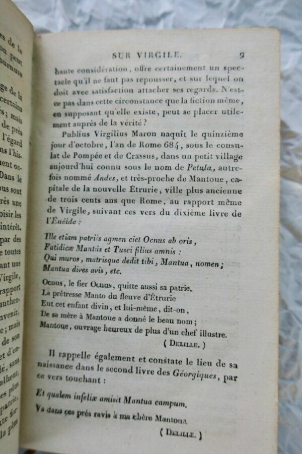 Bucoliques de Virgile. Traduits en vers francais 1823 – Image 6