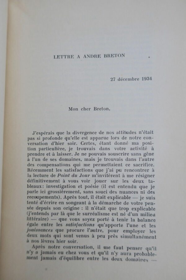 CAILLOIS Procès intellectuel de l'art (exposé des motifs) 1935 – Image 6