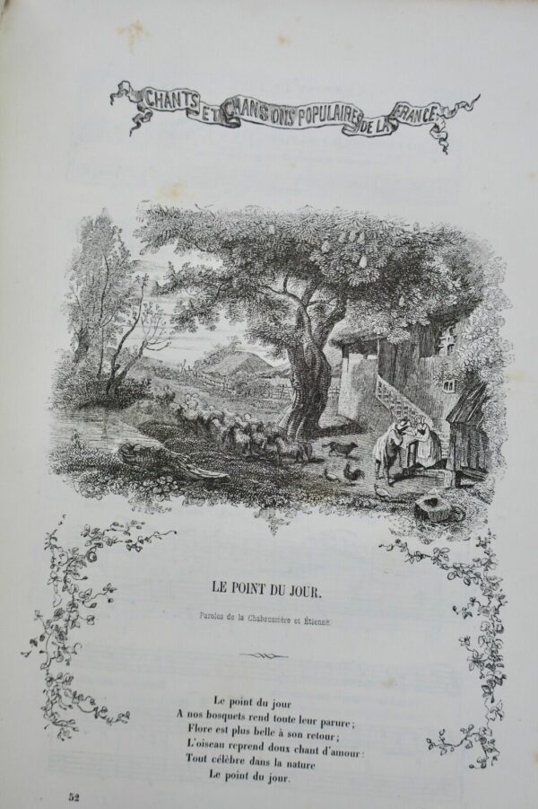 CHANTS ET CHANSONS POPULAIRES DE LA FRANCE 1858 – Image 5