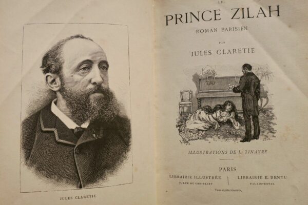 CLARETIE Le prince Zilah. Roman Parisien. Illustrations de L. Tinayre.