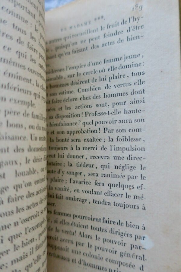 CONFESSIONS DE MADAME ***principes de morale pour se conduire dans le monde 1817 – Image 3