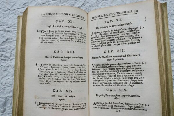 Cl. Aeliani sophistae variae historiae. Libri XIV 1774 – Image 6