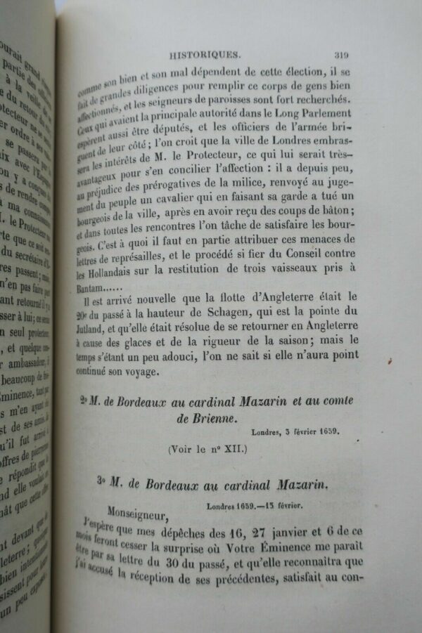 Cromwell Histoire du protectorat de Richard CROMWELL et du rétablissement 1856 – Image 5