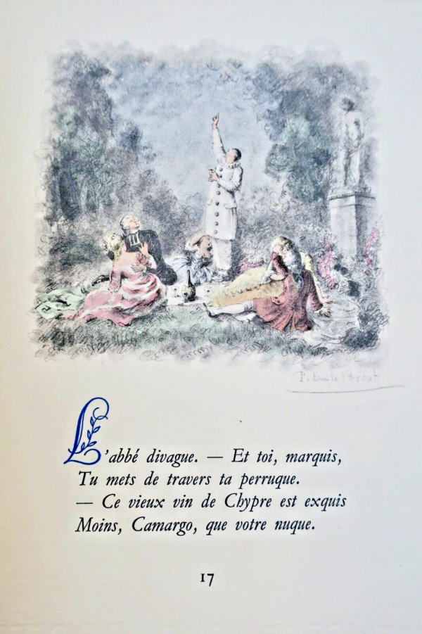 Curiosa VERLAINE Fêtes Galantes. Illustrations de Paul-Emile Bécat – Image 8