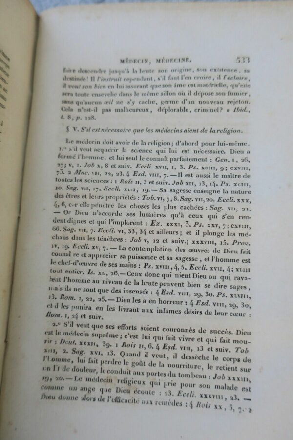 DICTIONNAIRE DE L'ECRITURE SAINTE OU REPERTOIRE ET CONCORDANCE 1848 – Image 4