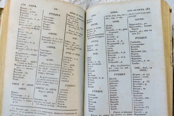 DICTIONNAIRE PORTATIF DES RIMES 1822 – Image 5