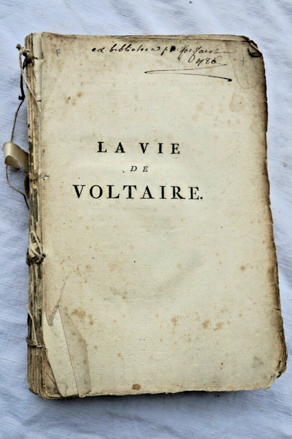 DUVERNET  La Vie de Voltaire. Genève, 1786 – Image 3