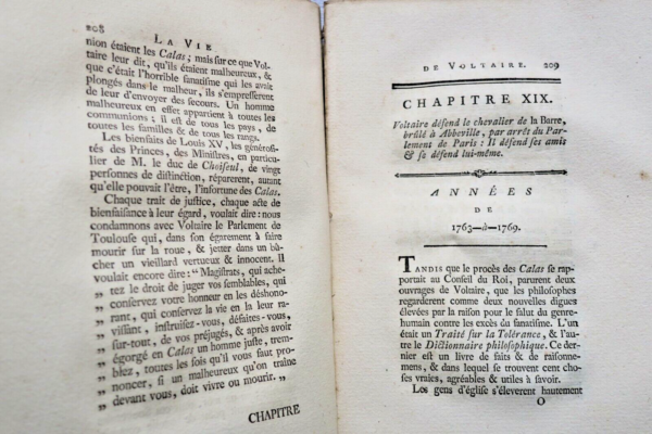 DUVERNET  La Vie de Voltaire. Genève, 1786 – Image 9