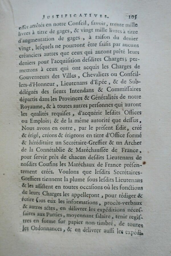 Droit Recueil concernant le tribunal de nos seigneurs les maréchaux 1784 – Image 4