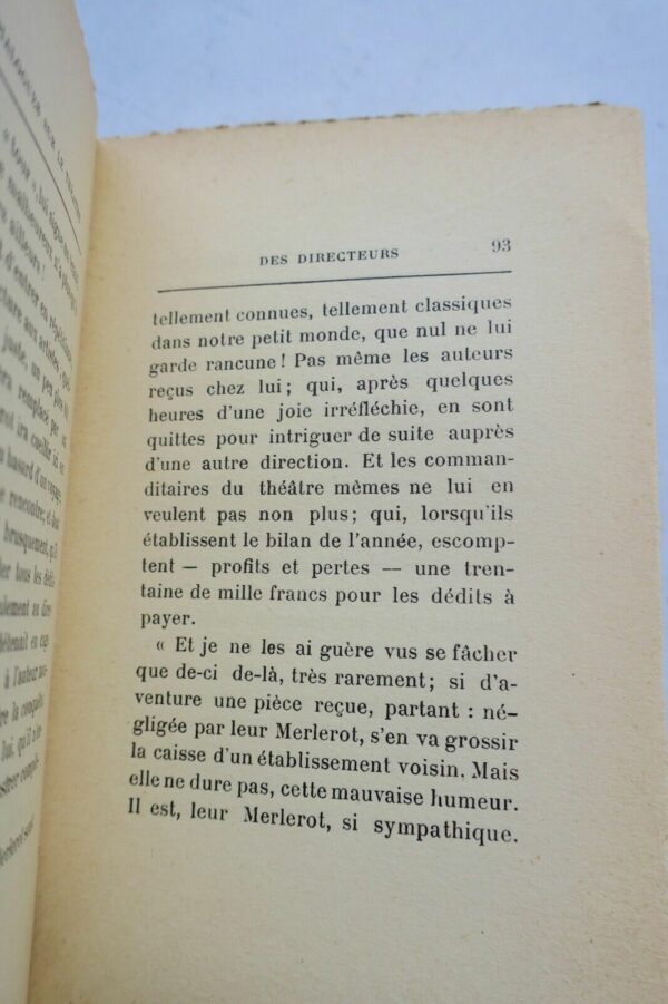 Edmond Sée petits dialogues sur le théatre et l'art dramatique + dédicace – Image 5