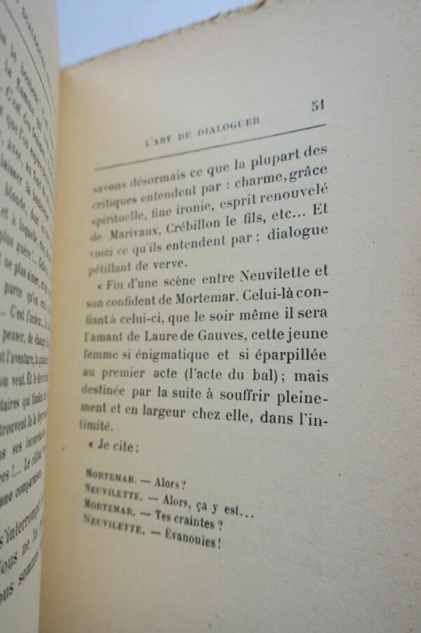 Edmond Sée petits dialogues sur le théatre et l'art dramatique + dédicace – Image 6