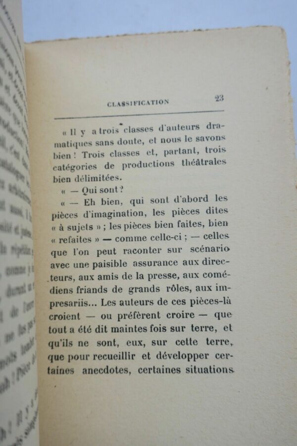 Edmond Sée petits dialogues sur le théatre et l'art dramatique + dédicace – Image 7