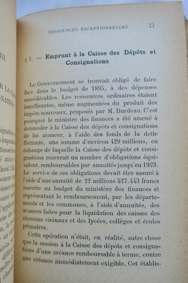 FINANCE Législation financière. Les budgets français  Bidoire + envoi 1897 – Image 10