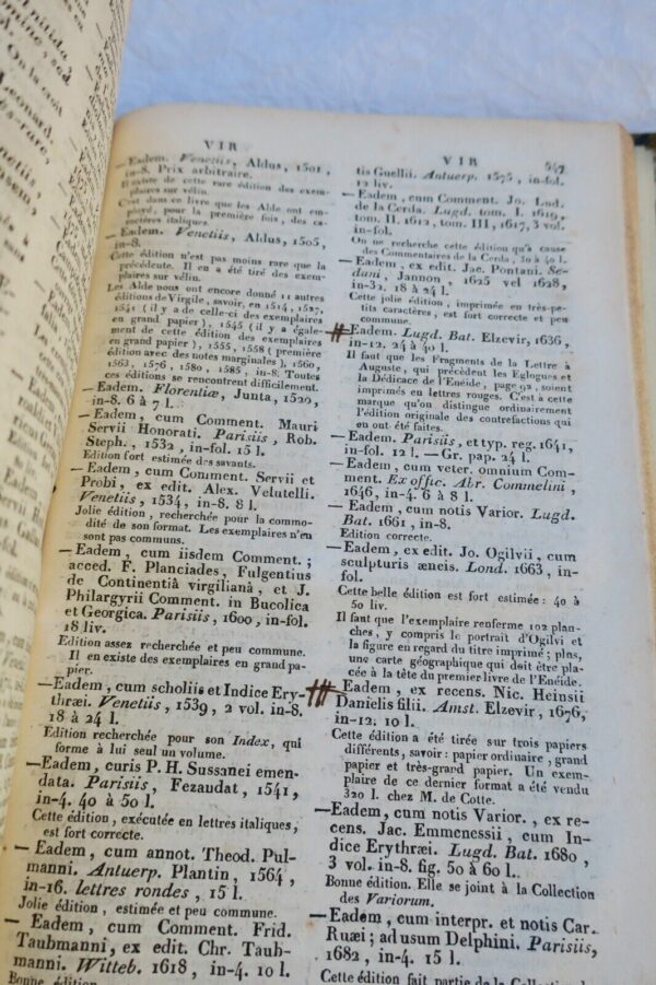 FOURNIER Nouveau Dictionnaire Portatif de Bibliographie 1809 – Image 4