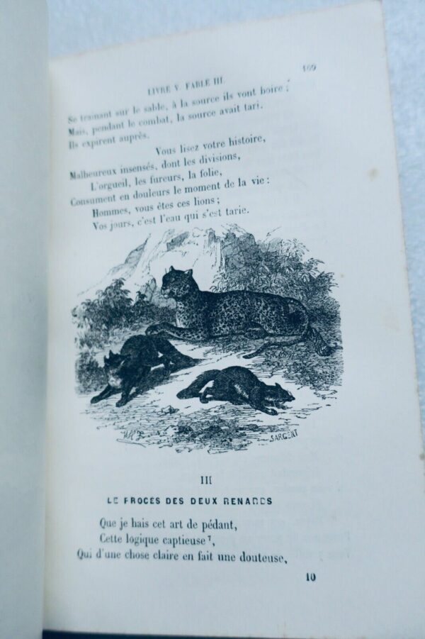 Fables de Florian. Illustrées de 72 Gravures par W. - H. Freeman et Philippoteau – Image 5