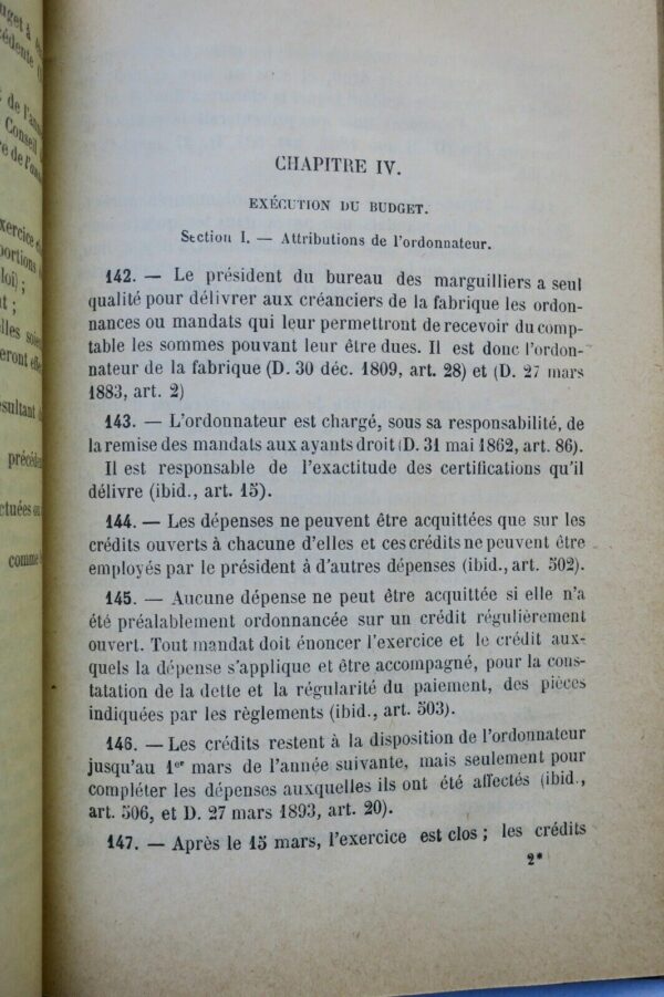 Fabrique Manuel des conseils de fabrique 1893 – Image 5