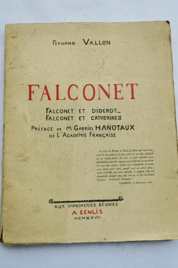 Falconet. Falconet et Diderot. Falconet et Catherine II 1927 – Image 3