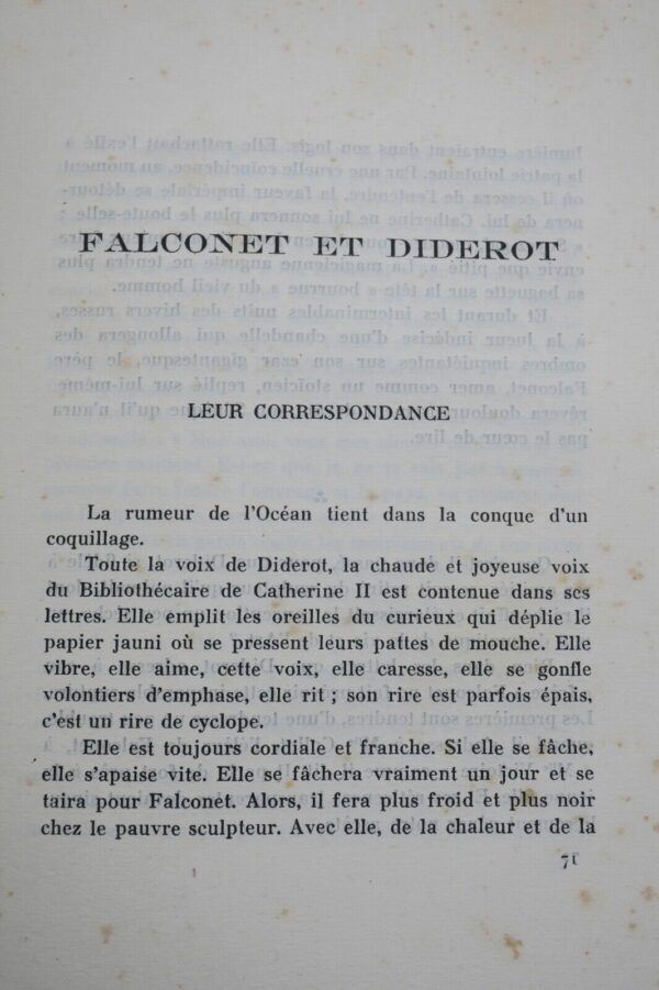 Falconet. Falconet et Diderot. Falconet et Catherine II 1927 – Image 8