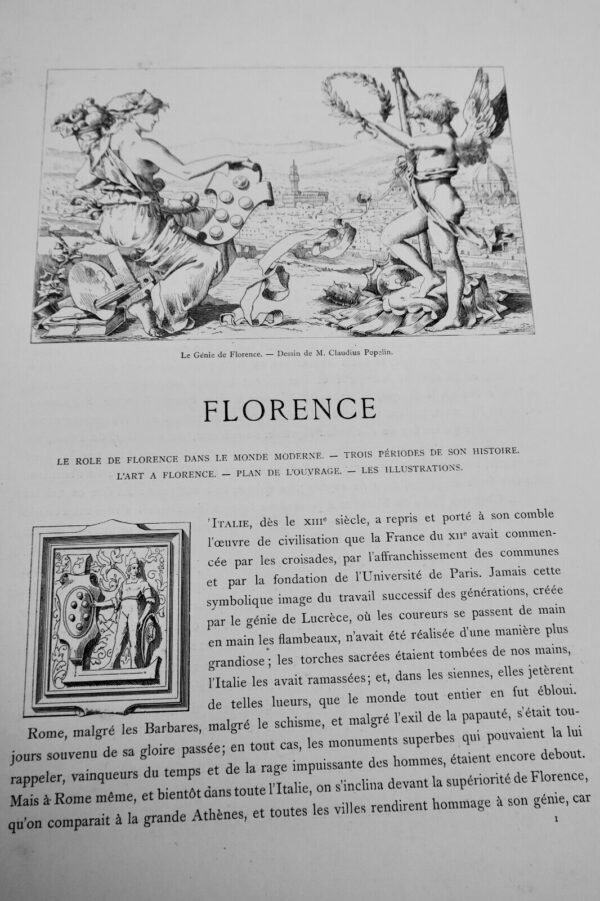 Florence L'Histoire - Les Médicis - Les Humanistes - Les Lettres - les arts 1881 – Image 13