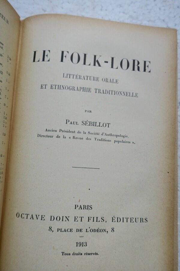 Folk-Lore Littérature orale et ethnographie traditionnelle – Image 9