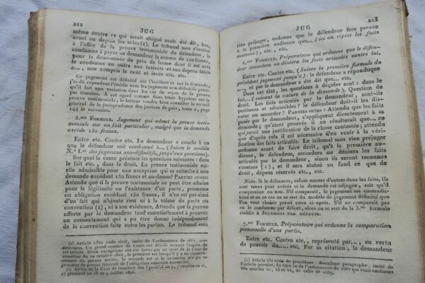 Formulaire complet et méthodique des Justices de Paix de France 1819 – Image 4